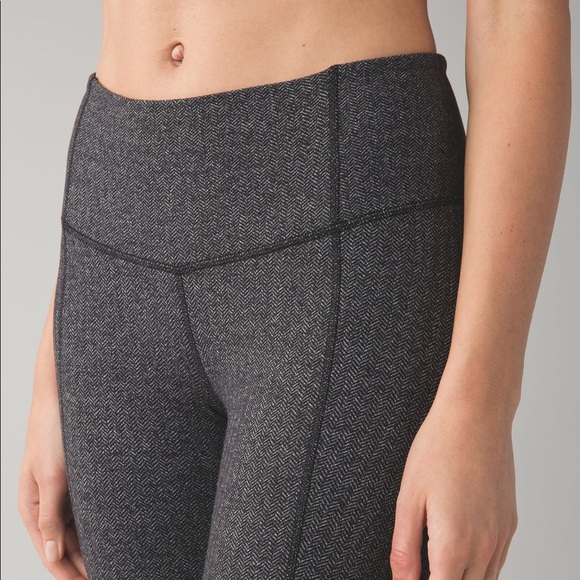 Lululemon Gather & Crow Crop II Herringbone